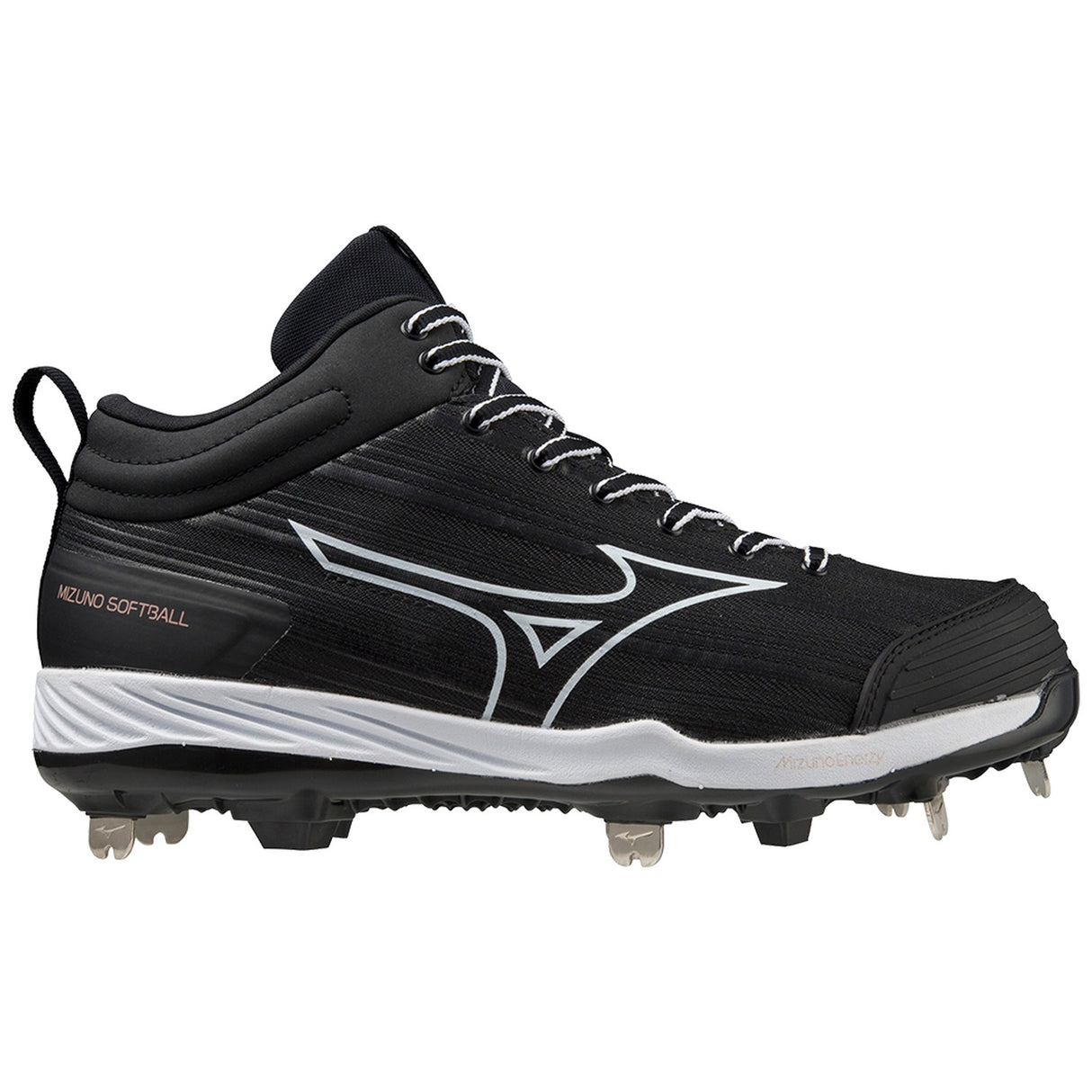 Mizuno Women's Sweep 6 Mid Metal Softball Cleats-6
