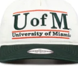 The Game Headwear Miami 5 Panel Twill with Oversize Bar Hat
