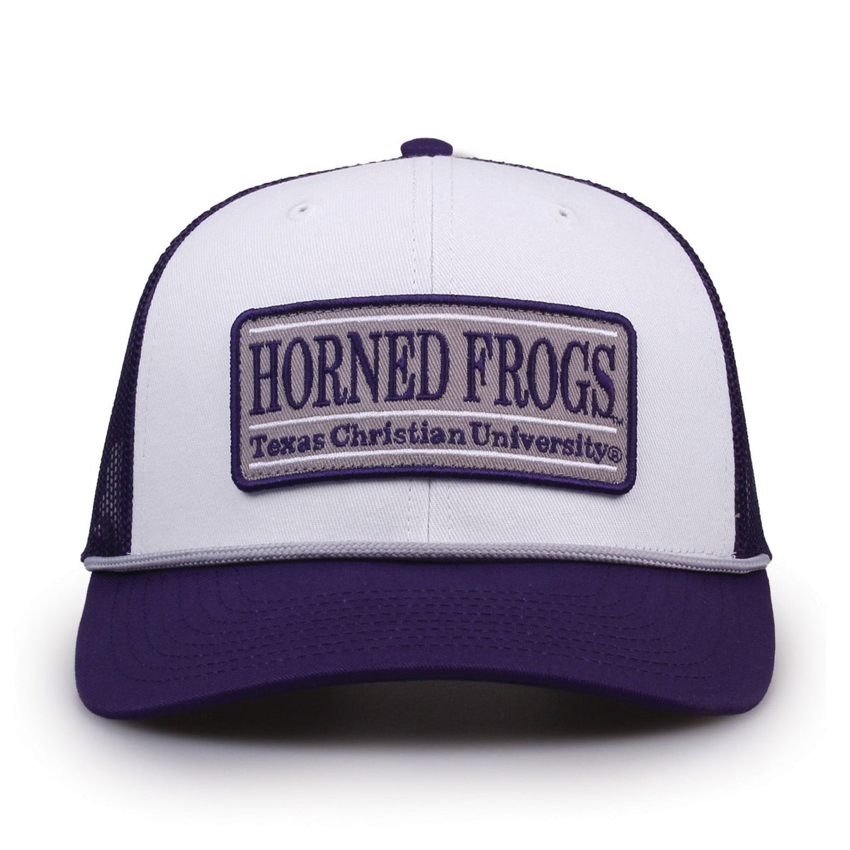 The Game Headwear Texas Christian Design on Twill Patch Hat