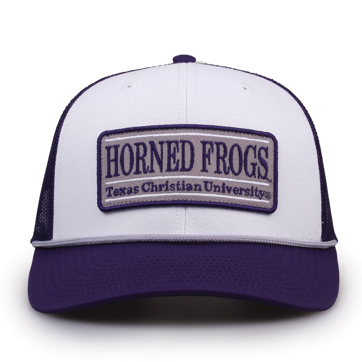 The Game Headwear Texas Christian Design on Twill Patch Hat