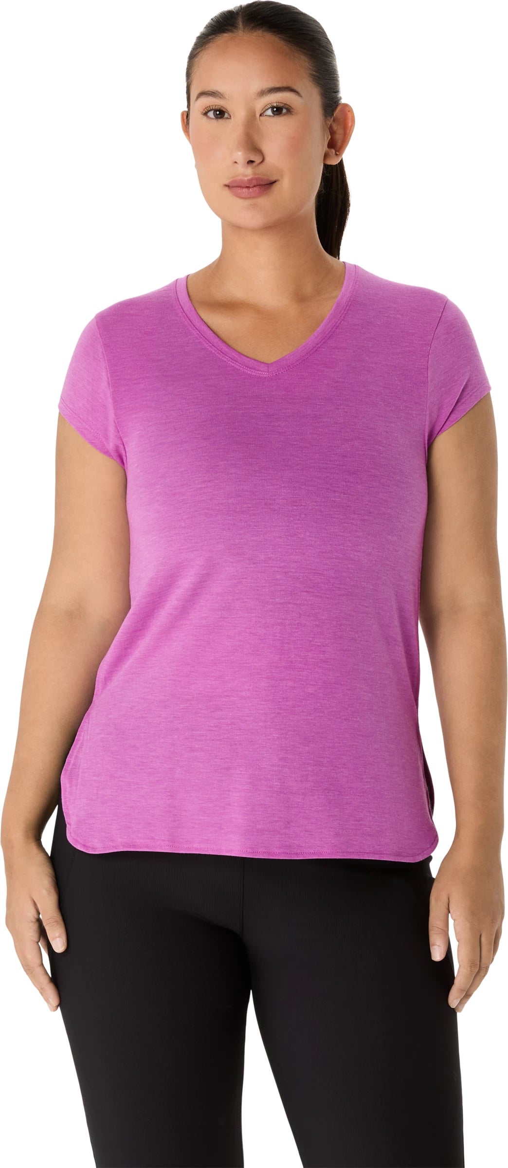 Asics Women's Heather V Neck Top-1