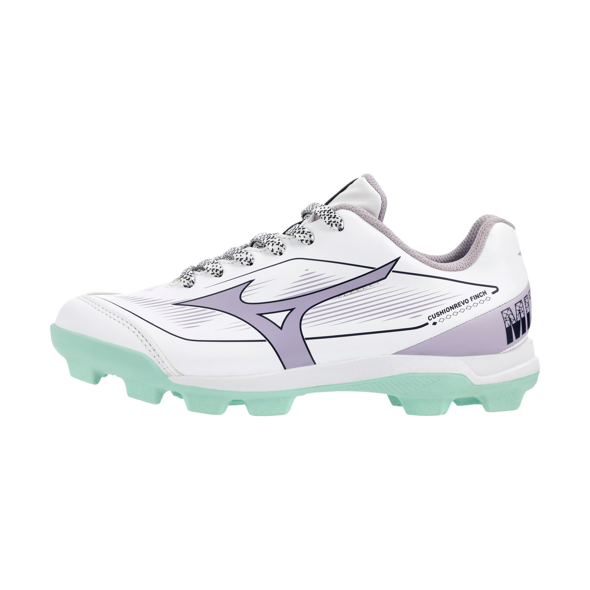 Mizuno Youth Cushionrevo Finch Softball Cleats-1