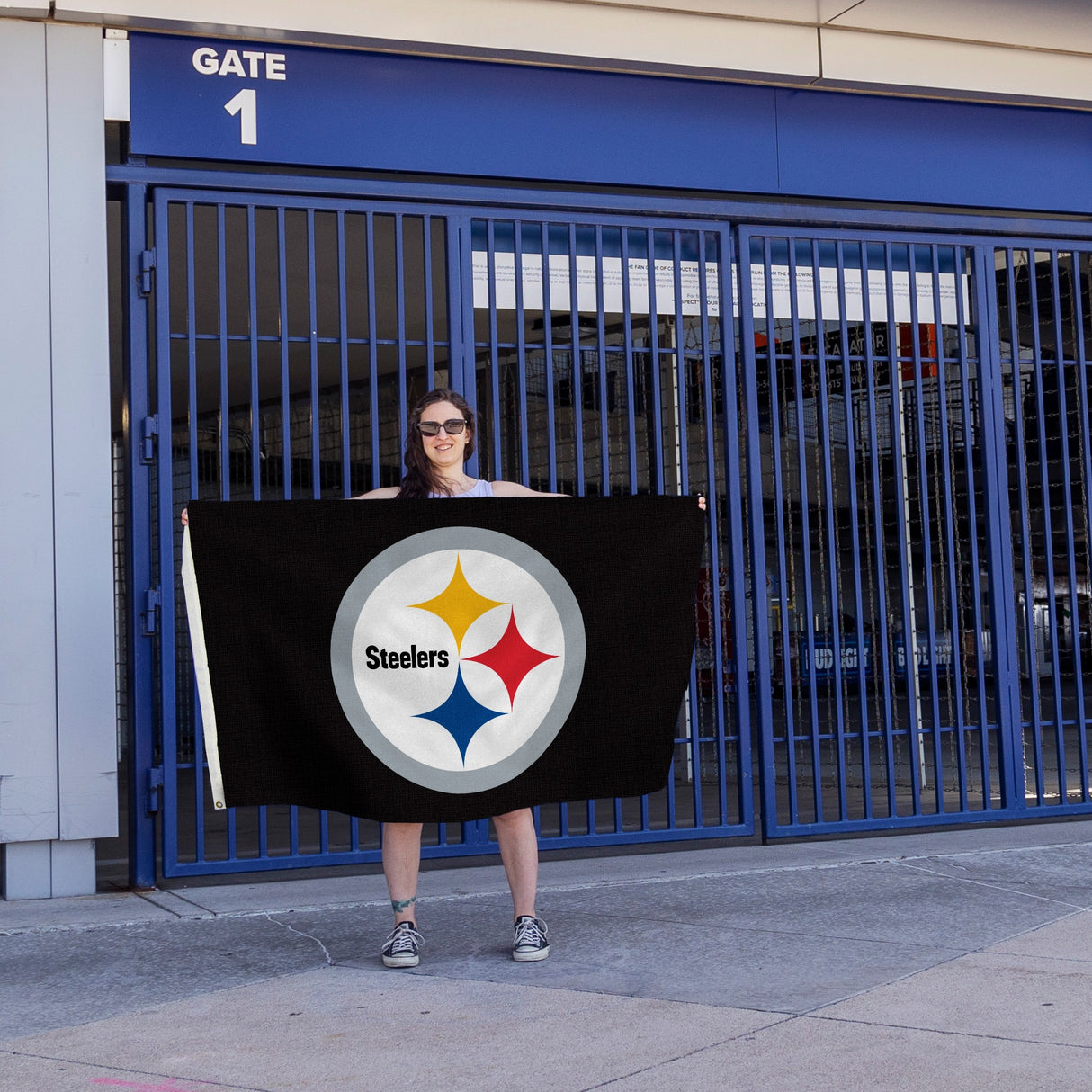 Rico Industries NFL Pittsburgh Steelers Standard 3' x 5' Banner Flag-4