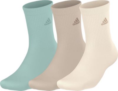 adidas Women's Cushioned Comfort 3-Pack Crew Socks Unisex Accessories Socks