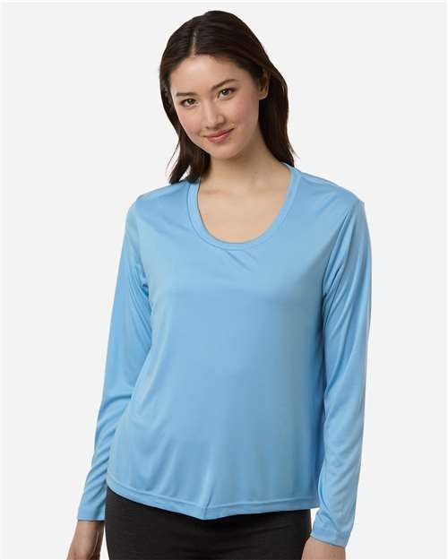 CORE365 Women's Capital Performance Long Sleeve T-Shirt-3
