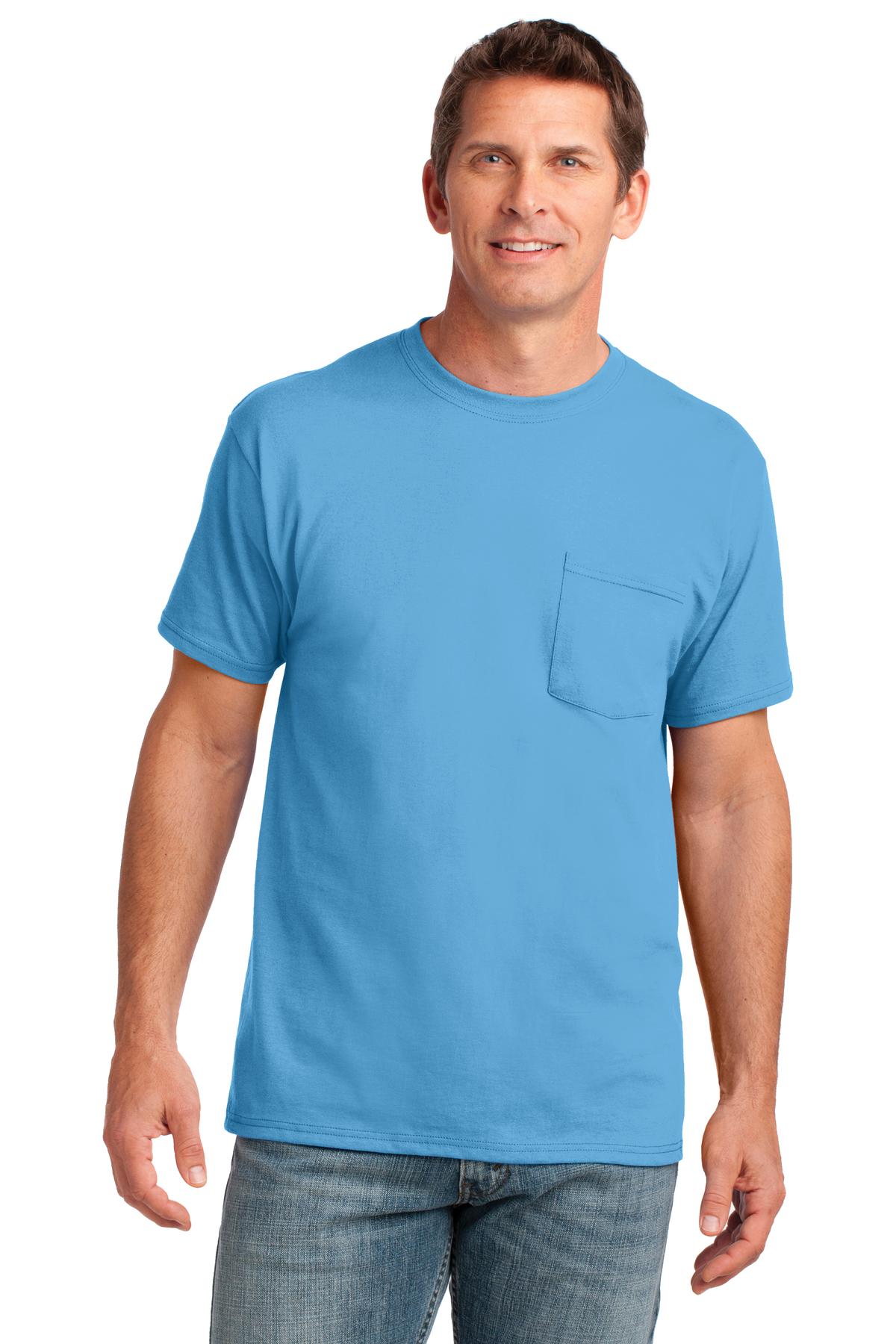 Port & Company - Men's Core Cotton Pocket Tee Mens Apparel Shirts & Tops