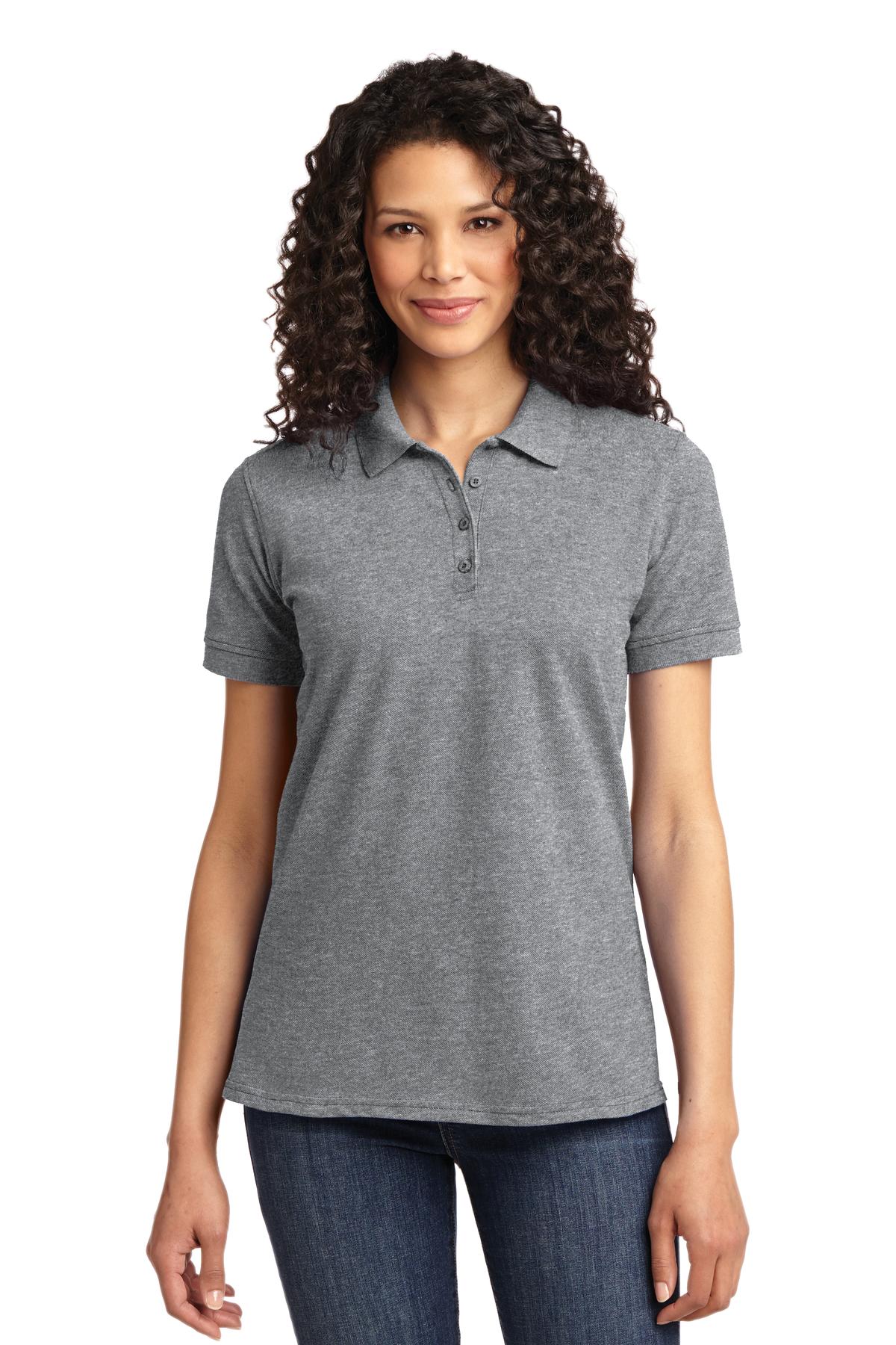 Port & Company Women's Core Blend Pique Polo. LKP155 Womens Apparel Shirts & Tops