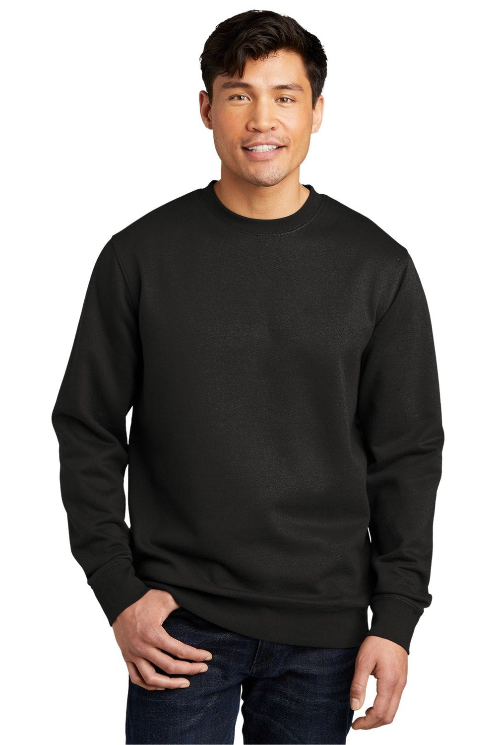 District Men's V.I.T.Fleece Crew DT6104 Mens Apparel Sweatshirts & Fleece