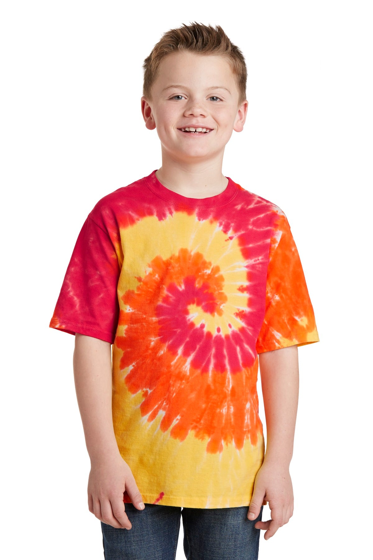 Port & Company Youth Tie-Dye Tee Youth Apparel Shirts & Tops