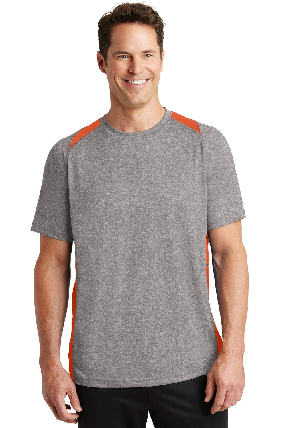 Sport-Tek Men's Heather Colorblock Contender Tee Mens Apparel Shirts & Tops