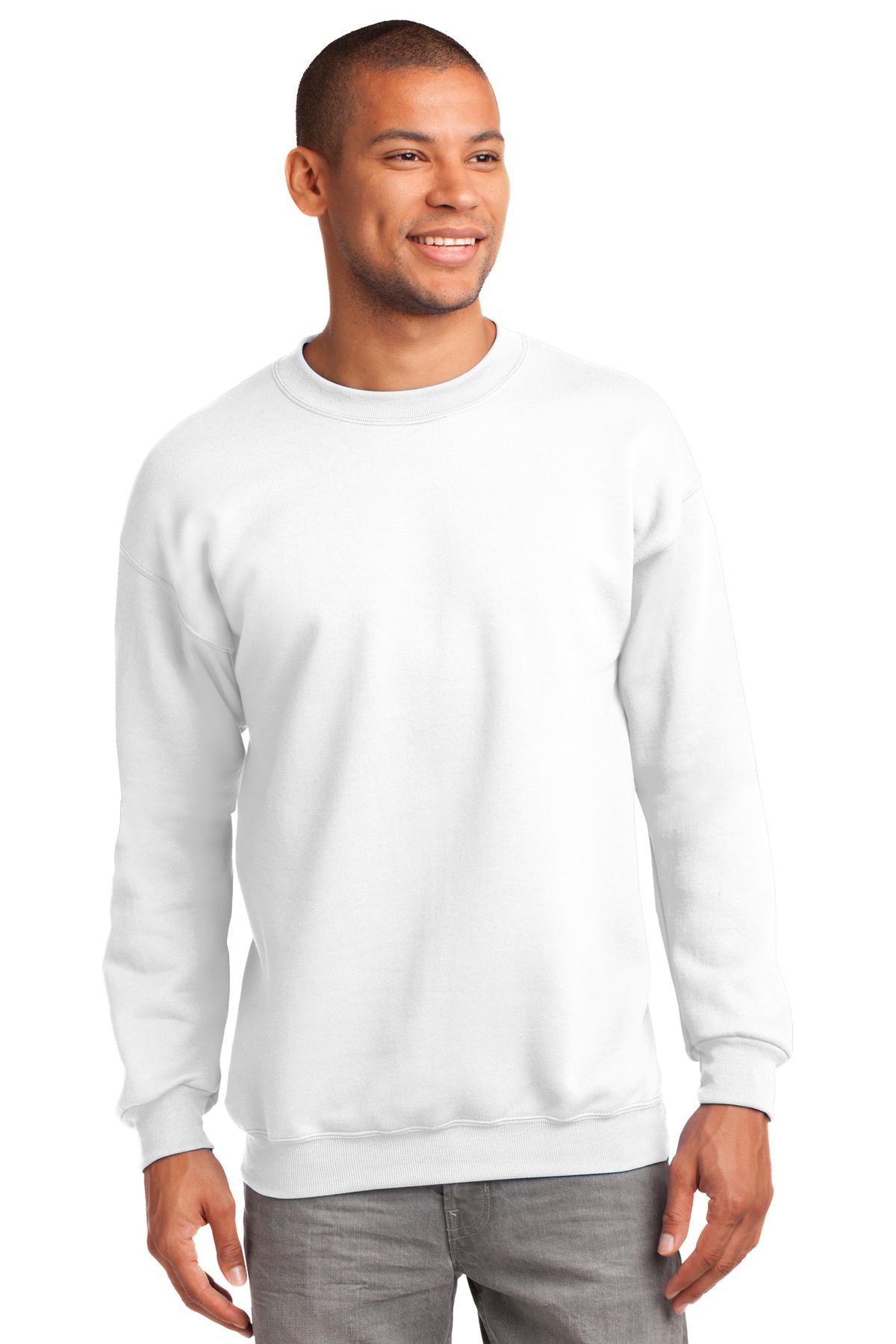 Port & Company - Men's Tall Essential Fleece Crewneck Sweatshirt Mens Apparel Sweatshirts & Fleece