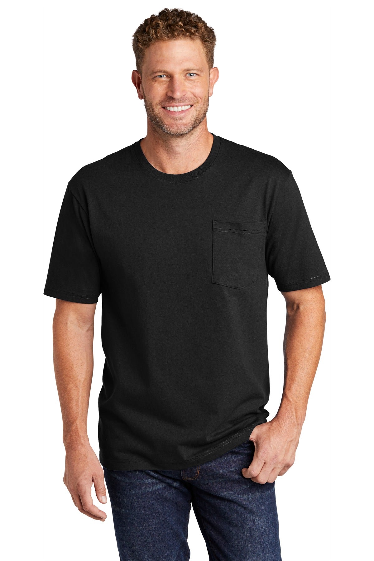 CornerStone Men's Workwear Pocket Tee. CS430 Mens Apparel Shirts & Tops