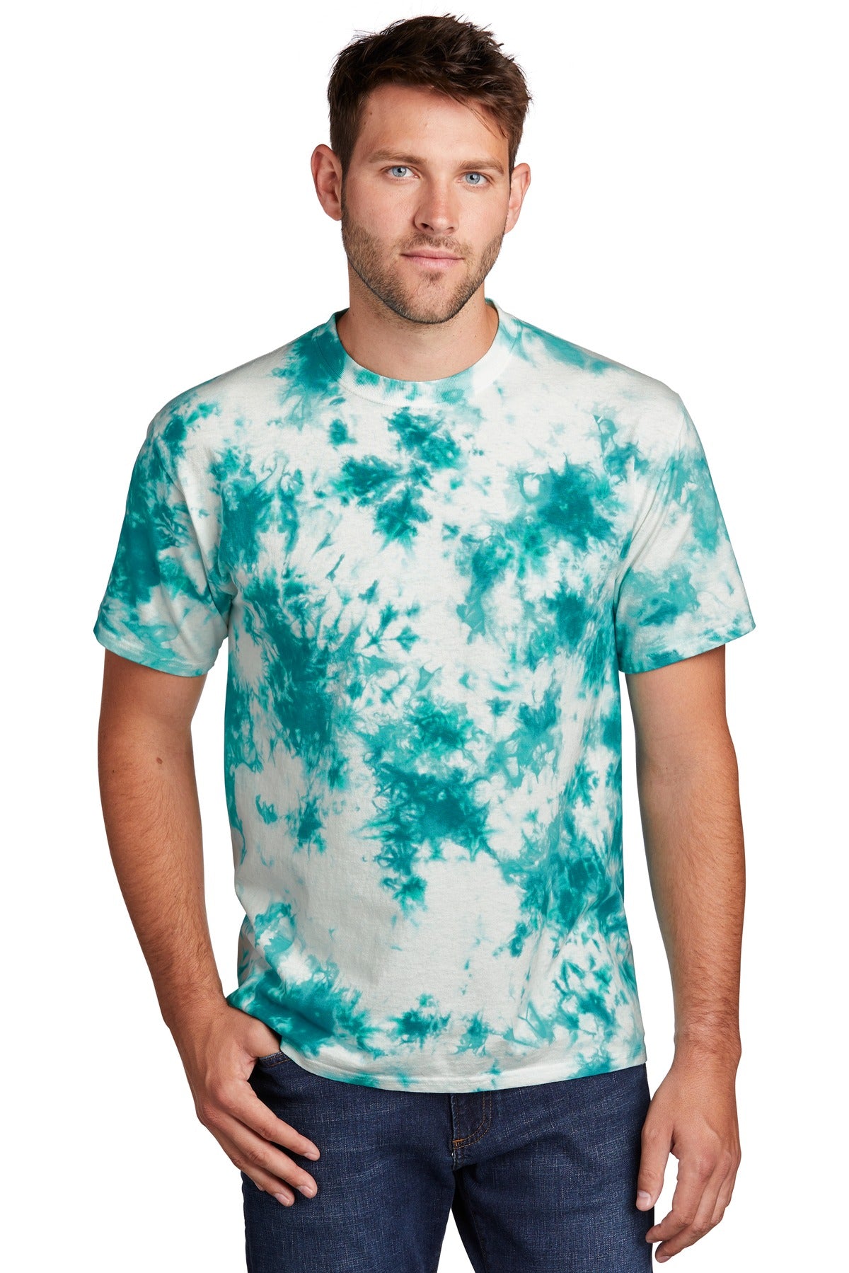 Port & Company - Men's Crystal Tie-Dye Tee Mens Apparel Shirts & Tops