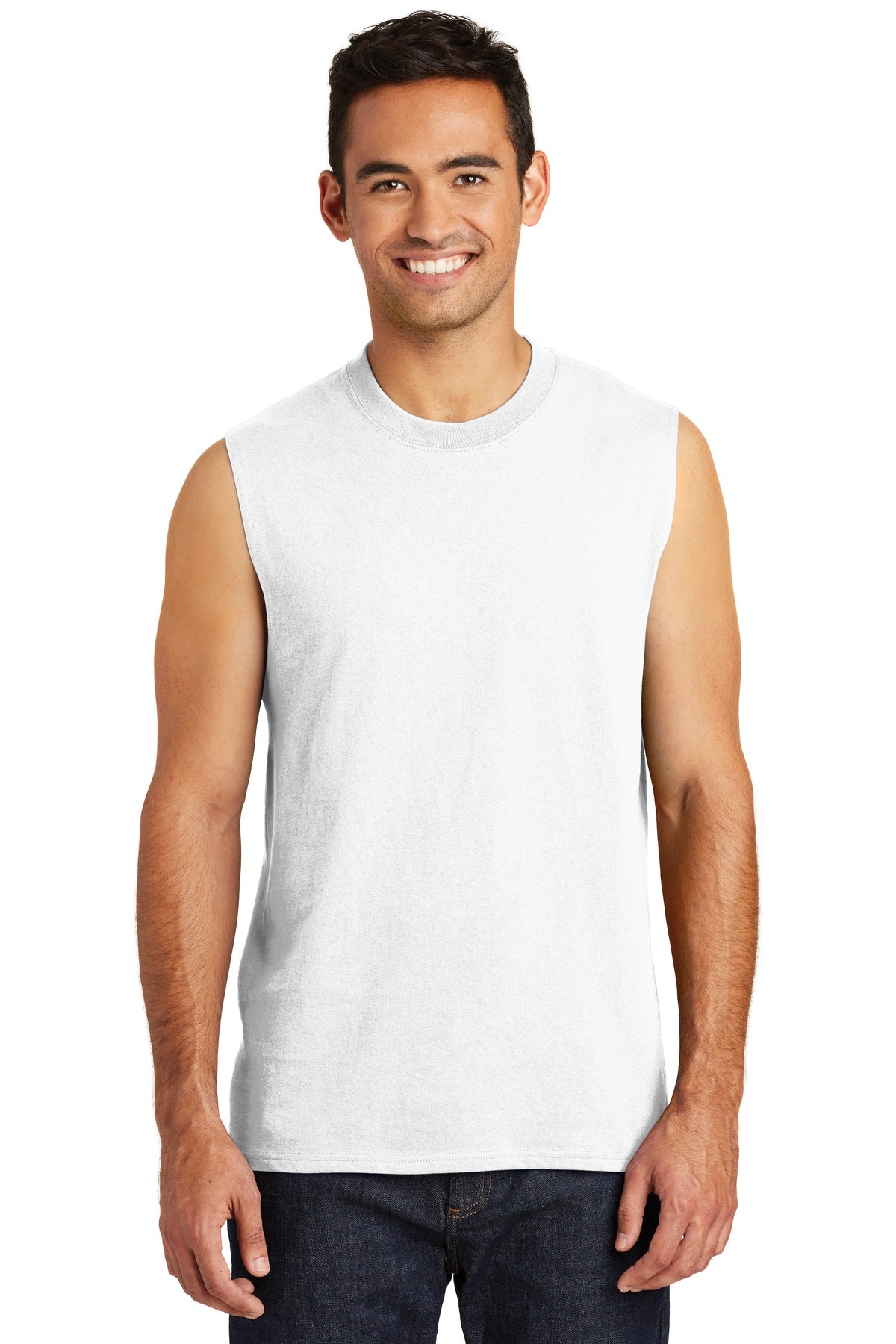 Port & Company - Men's Core Cotton Sleeveless Tee Mens Apparel Shirts & Tops