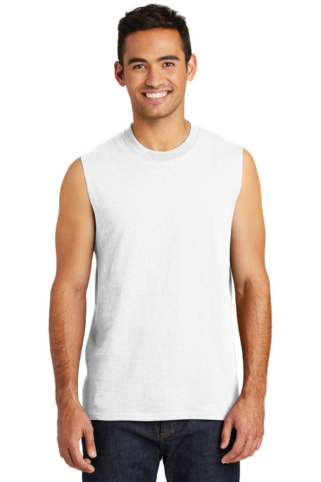 Port & Company - Men's Core Cotton Sleeveless Tee Mens Apparel Shirts & Tops