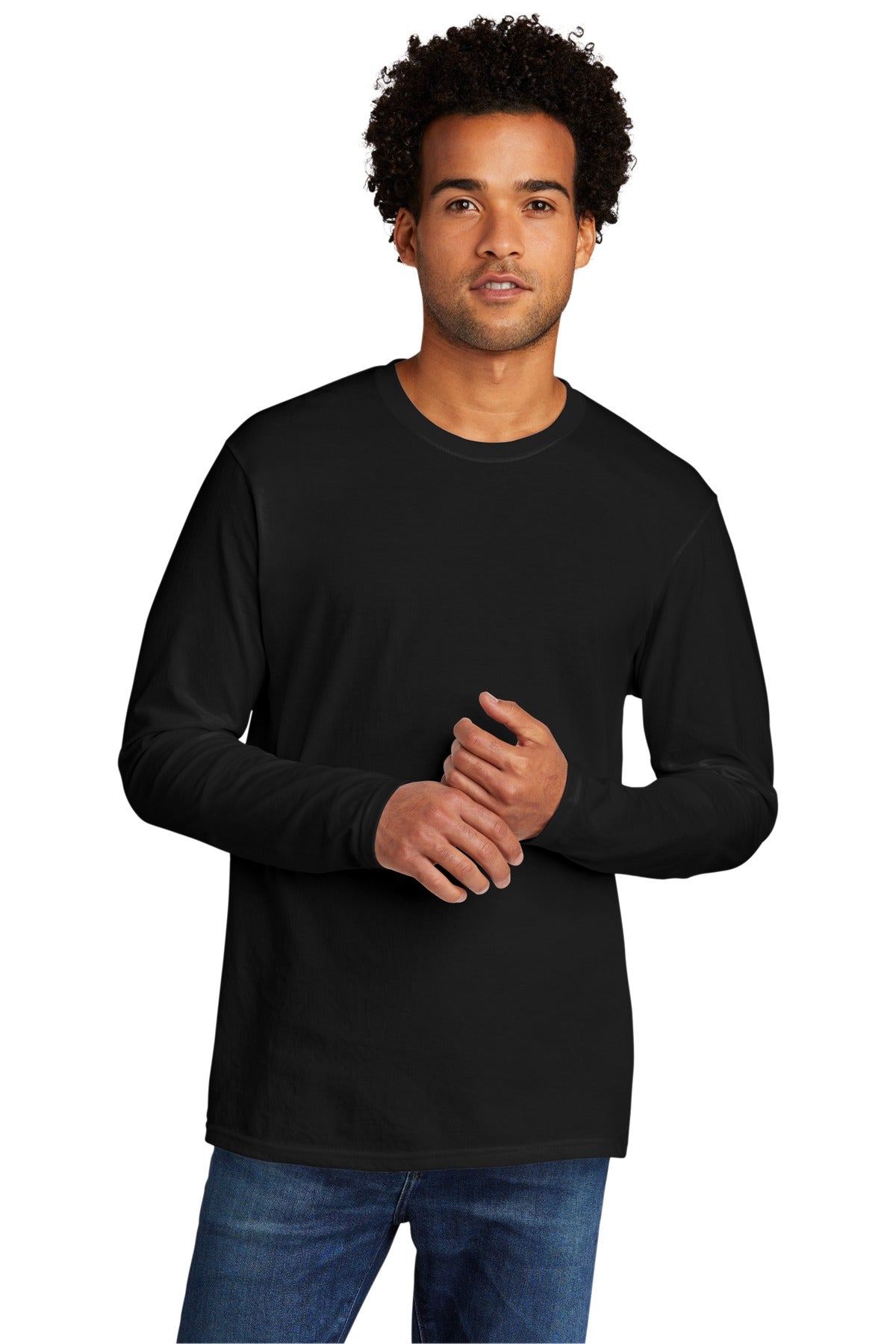 Port & Company - Adult Tri-Blend Long Sleeve Tee Mens Apparel Shirts & Tops