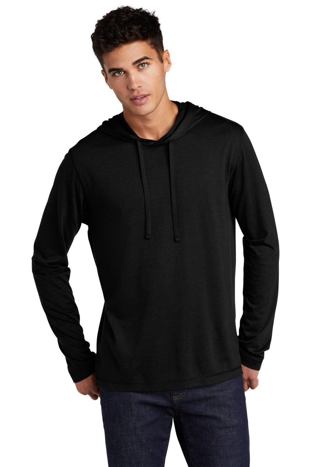 Sport-Tek Men's PosiCharge Tri-Blend Wicking Long Sleeve Hoodie Mens Apparel Sweatshirts & Fleece