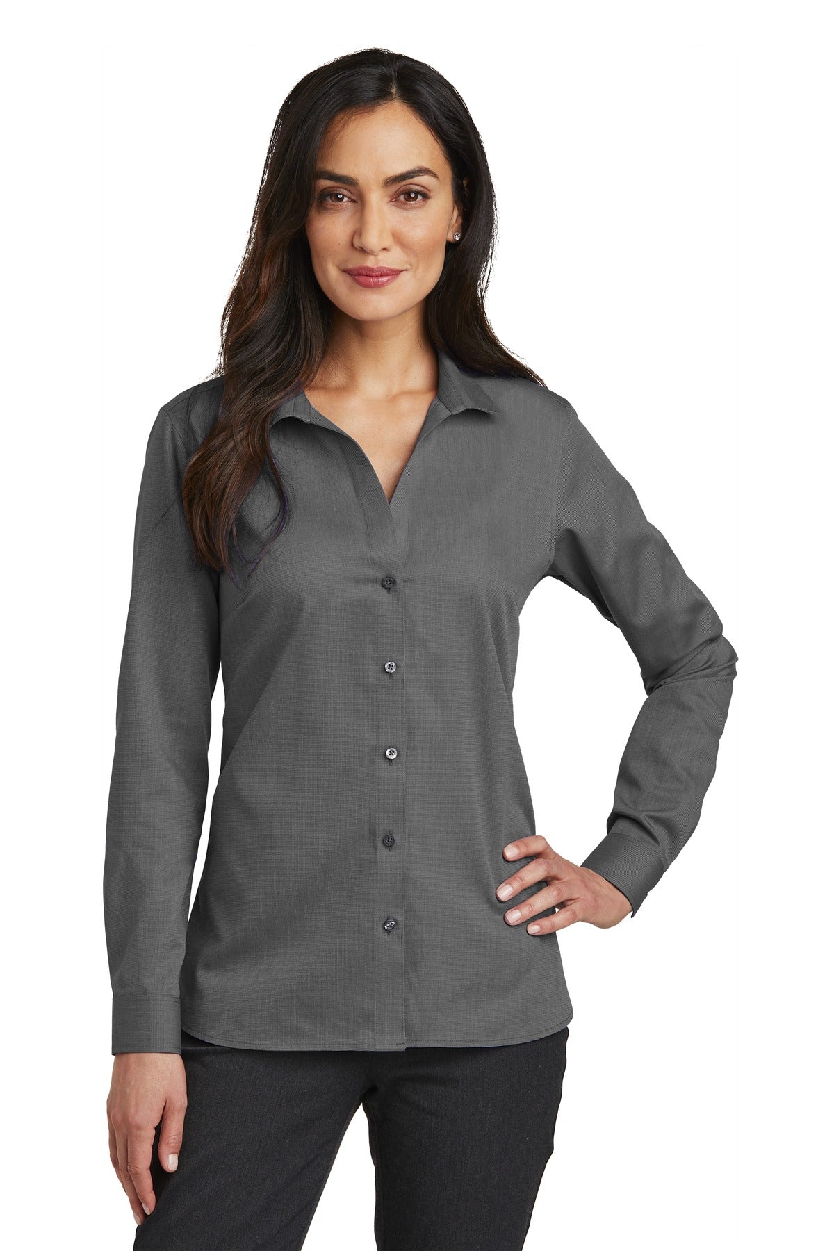 Red House Women's Nailhead Non-Iron Shirt. RH470 Corporate Apparel Shirts & Tops