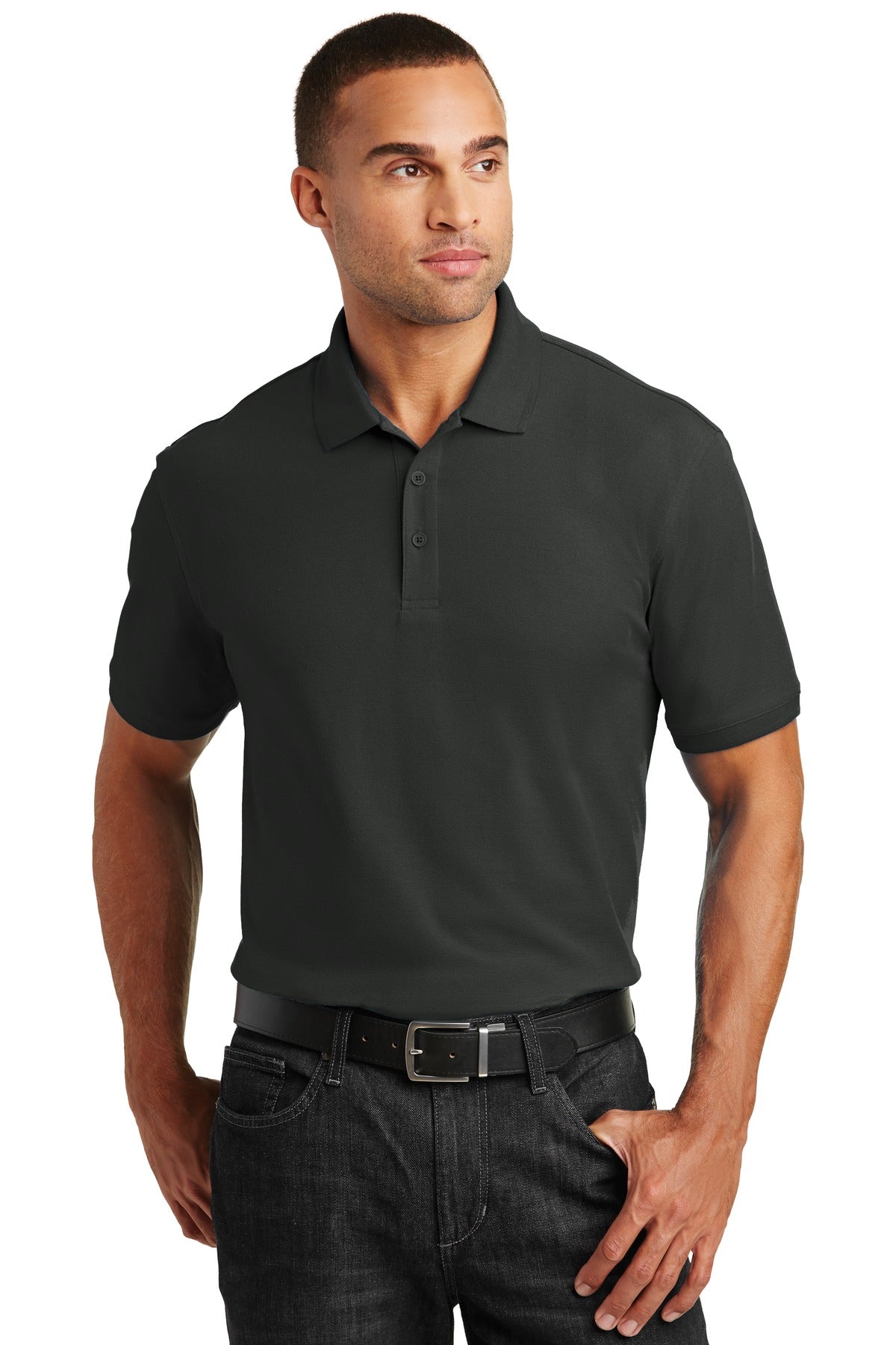 Port Authority Men's Tall Core Classic Pique Polo. TLK100 Mens Apparel Shirts & Tops
