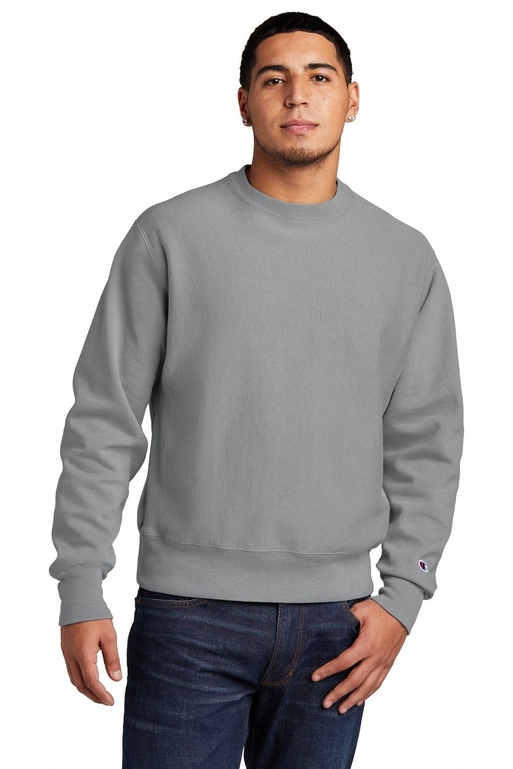 Champion Men's Reverse Weave Garment-Dyed Crewneck Sweatshirt GDS149 Mens Apparel Sweatshirts & Fleece