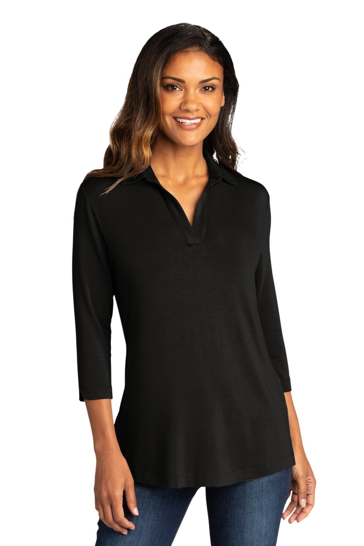 Port Authority Women's Luxe Knit Tunic. LK5601 Womens Apparel Shirts & Tops