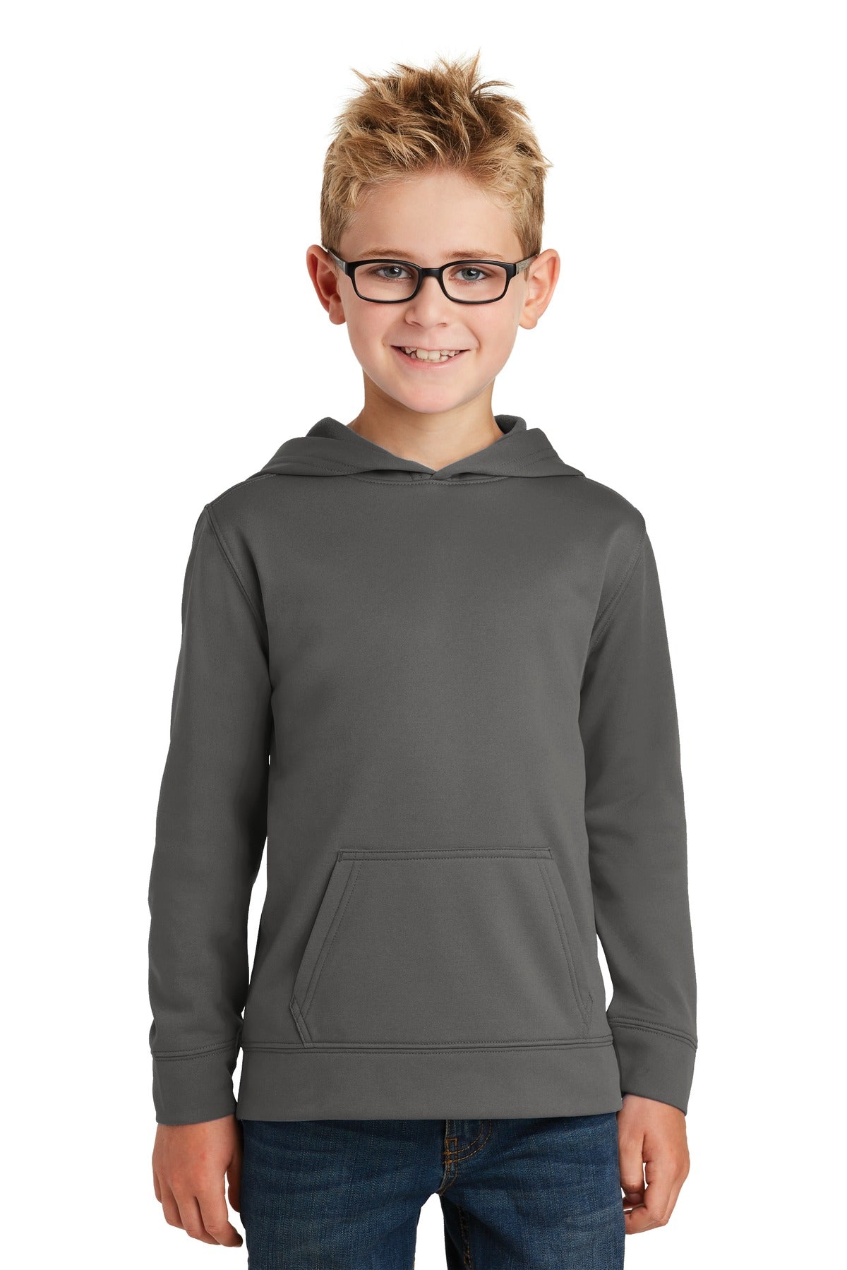 Port & Company - Youth Performance Fleece Pullover Hooded Sweatshirt Youth Apparel Hoodies & Sweatshirts