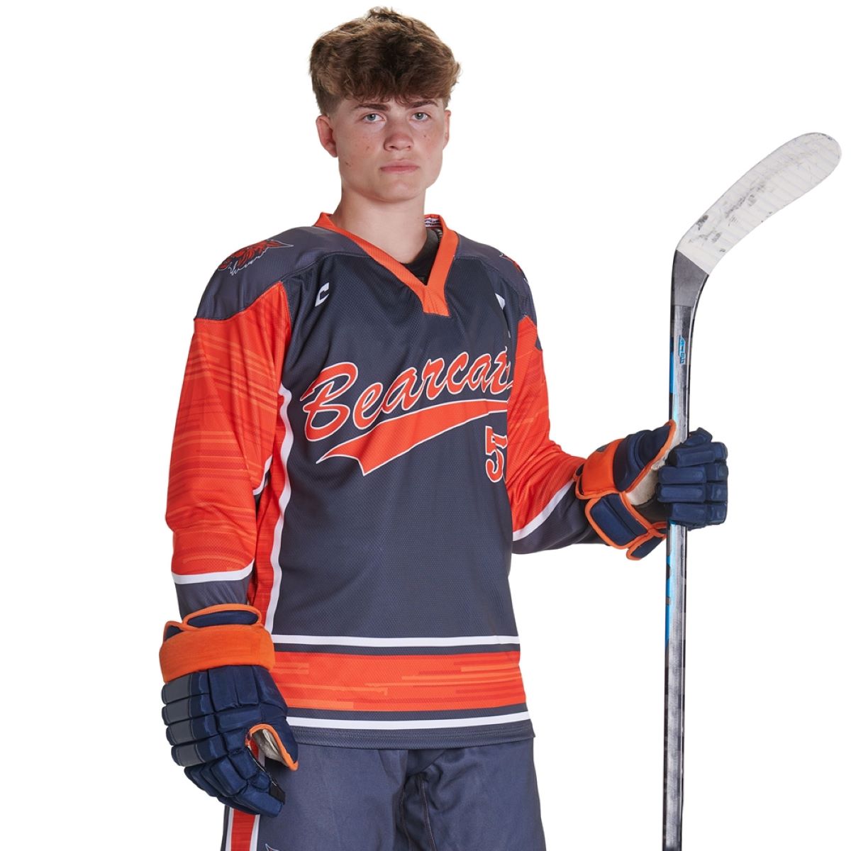 Custom Keyhole Neck Hockey Jersey Team Ice Hockey Jerseys