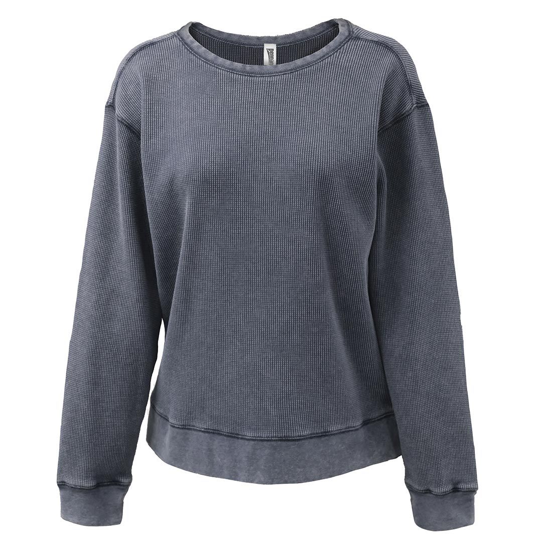 Pennant Women's Mini Waffle Crew