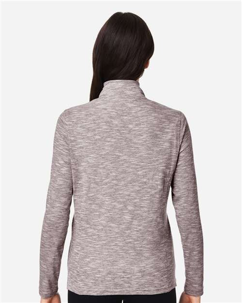 North End Women's Eclipse Jacquard Quarter-Zip Pullover-5