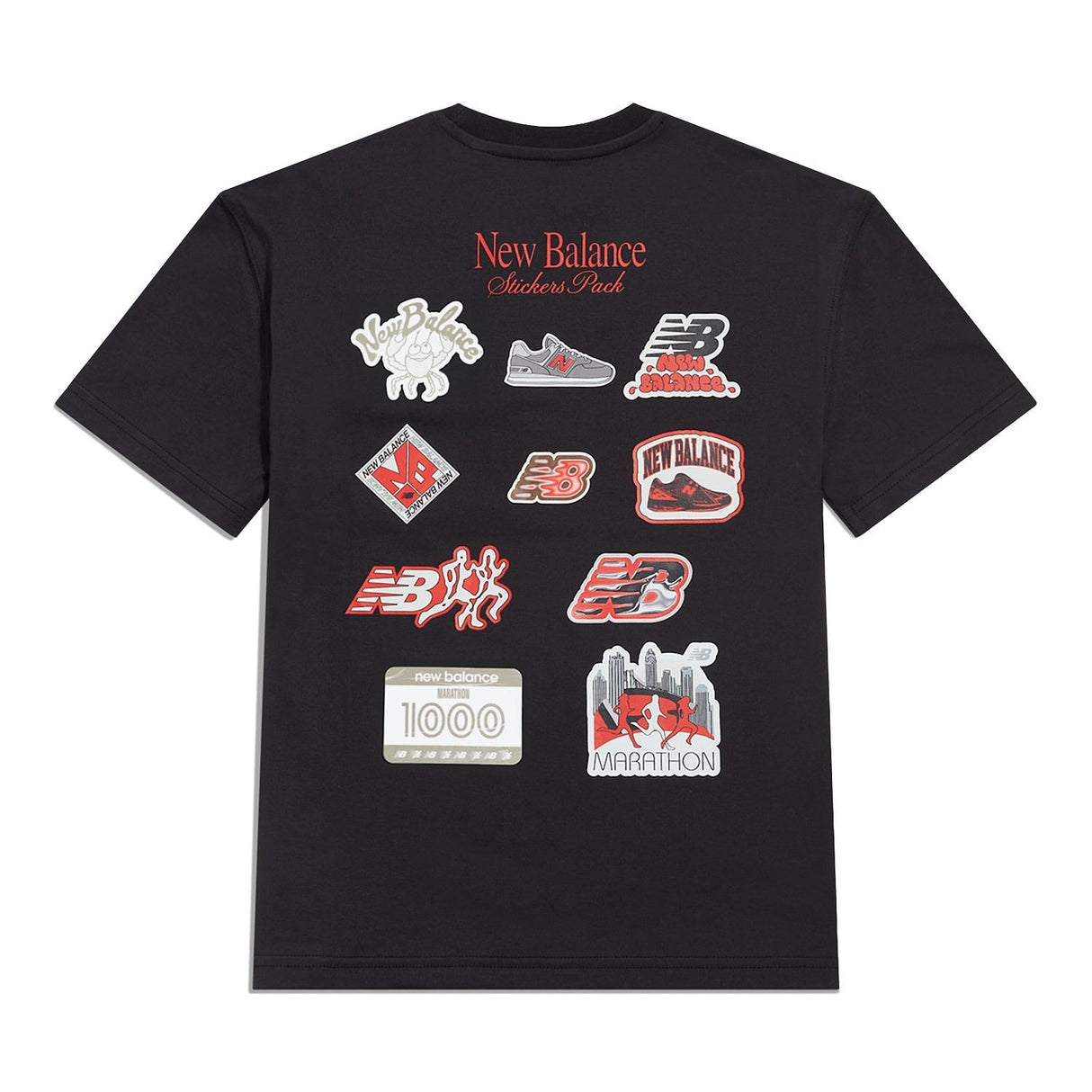 New Balance Boys' Sticker Pack Logo T-Shirt-2
