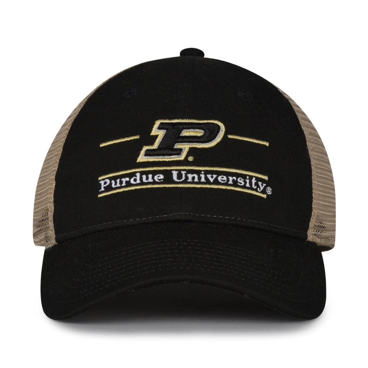 The Game Headwear Purdue Split Bar Trucker Hat