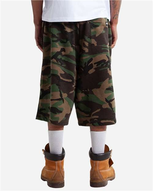 Shaka Wear Men's Baggy Fleece Shorts-2