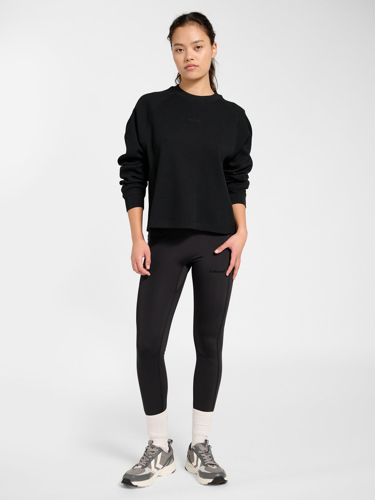 hummel Women's Soft Waffle Long Sleeve T-Shirt-6