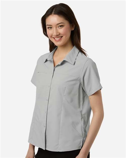 CORE365 Women's UltraUVP Shoreline Short Sleeve Staff Shirt-4