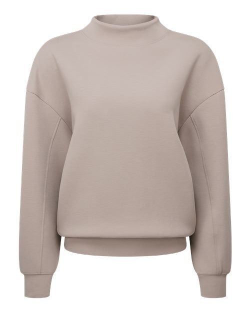 TriDri Women's Luxe Mock Neck Sweatshirt-1