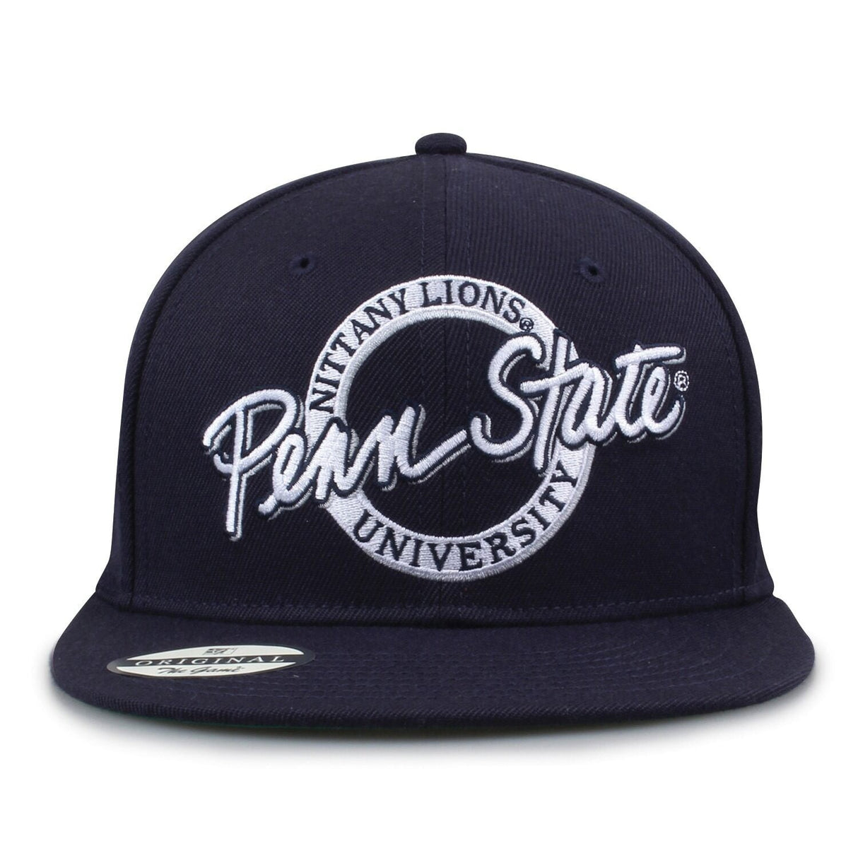 The Game Headwear Penn State Oversized Circle Snapback Collection Hat
