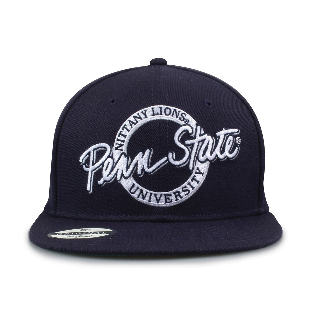 The Game Headwear Penn State Oversized Circle Snapback Collection Hat
