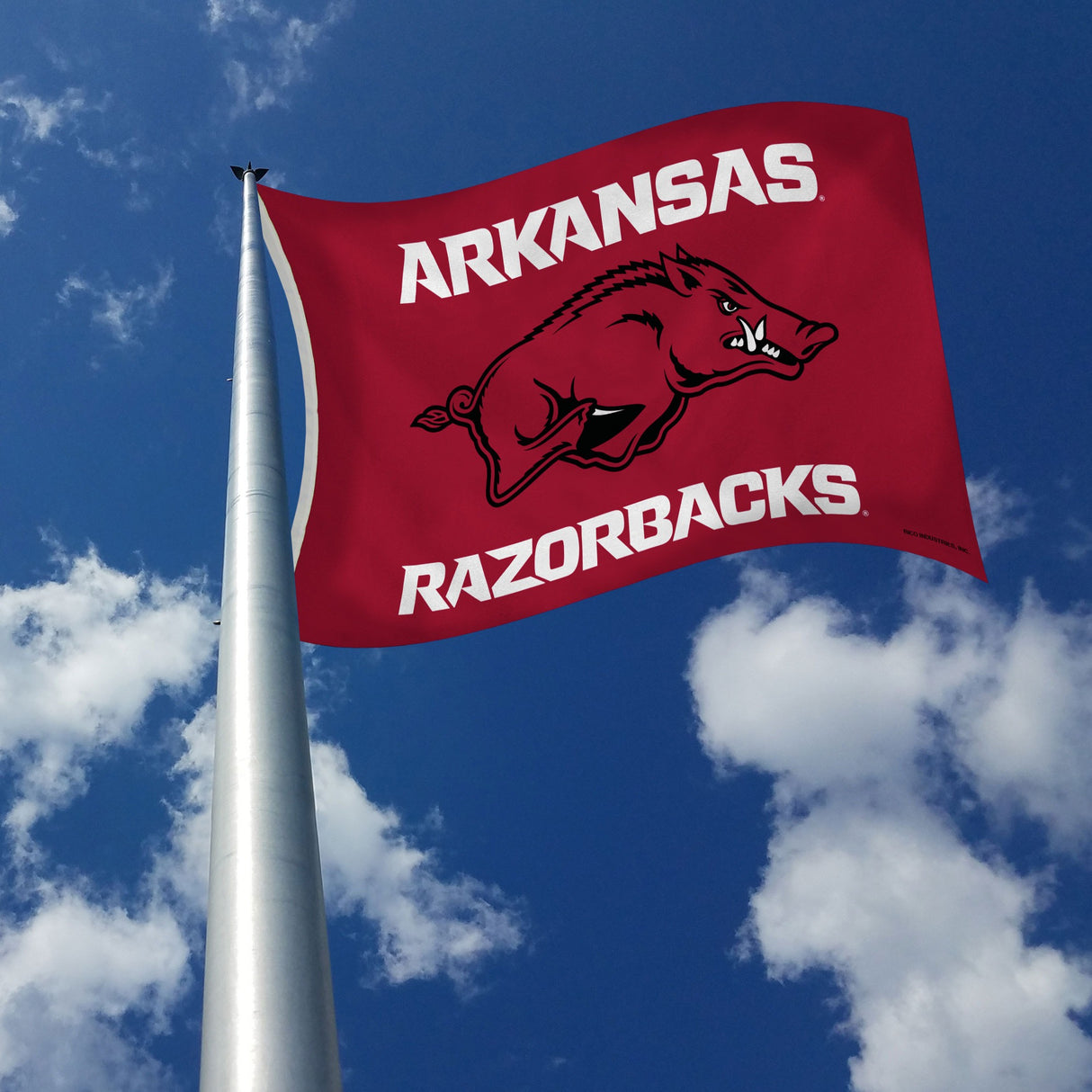 Rico Industries NCAA Arkansas Razorbacks Standard 3' x 5' Banner Flag-2