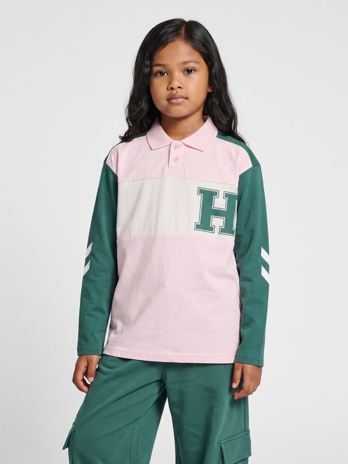 hummel Youth Robin Jersey Long Sleeve Polo-6