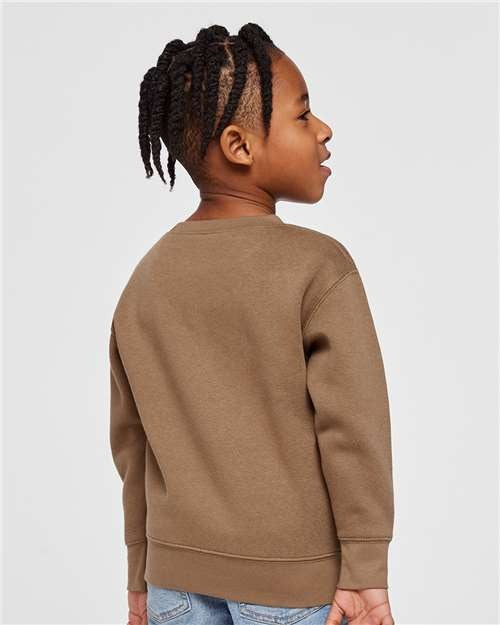 Rabbit Skins Toddler Fleece Crewneck Sweatshirt-3