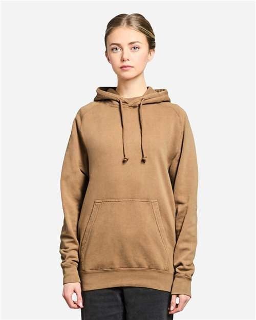 Lane Seven Men's Vintage Raglan Hooded Sweatshirt-3
