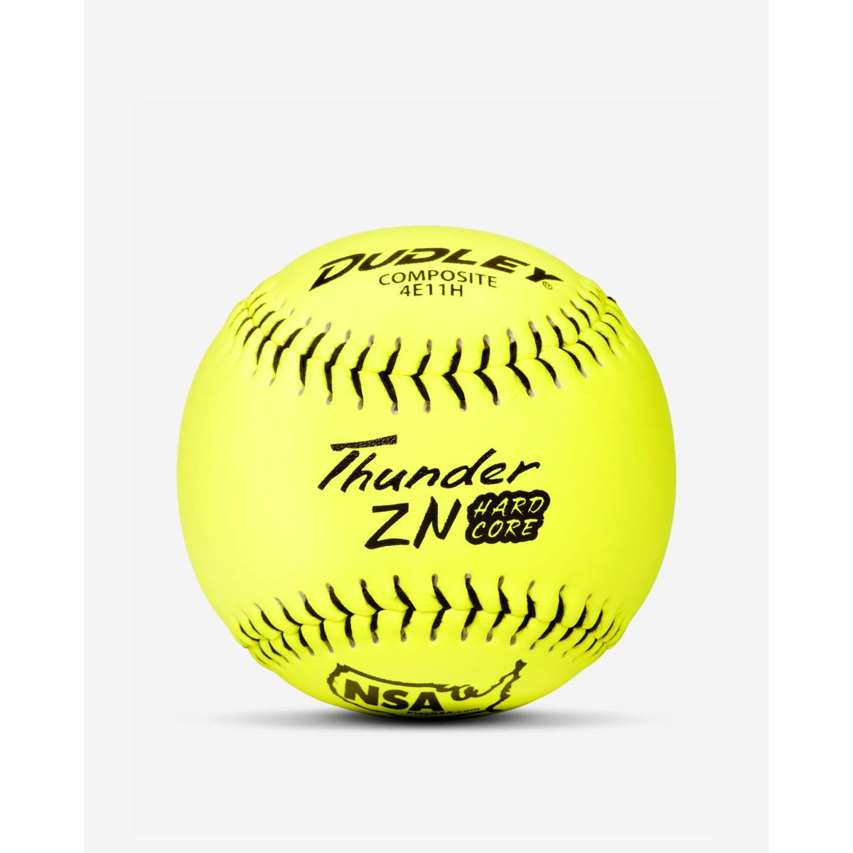 Dudley One Dozen NSA Thunder ZN Hard Core Icon Composite Slowpitch Softballs-2