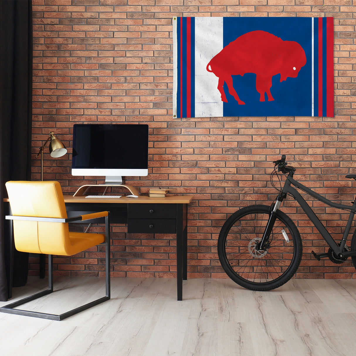 Rico Industries NFL Buffalo Bills Retro 3' x 5' Banner Flag-1