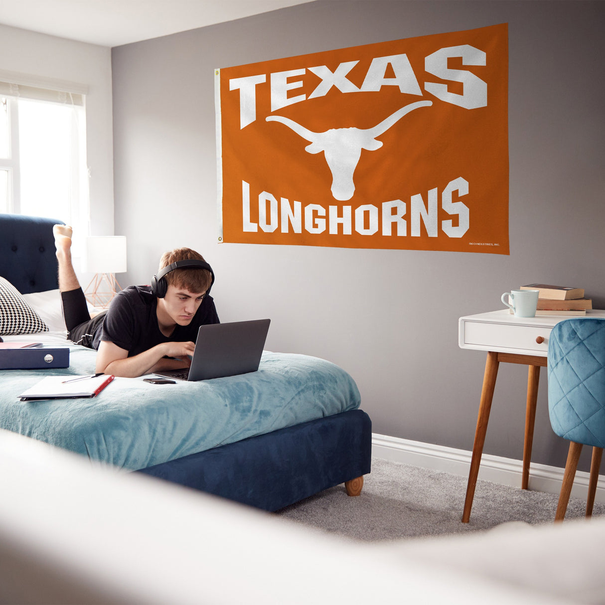 Rico Industries NCAA Texas Longhorns Standard 3' x 5' Banner Flag-3