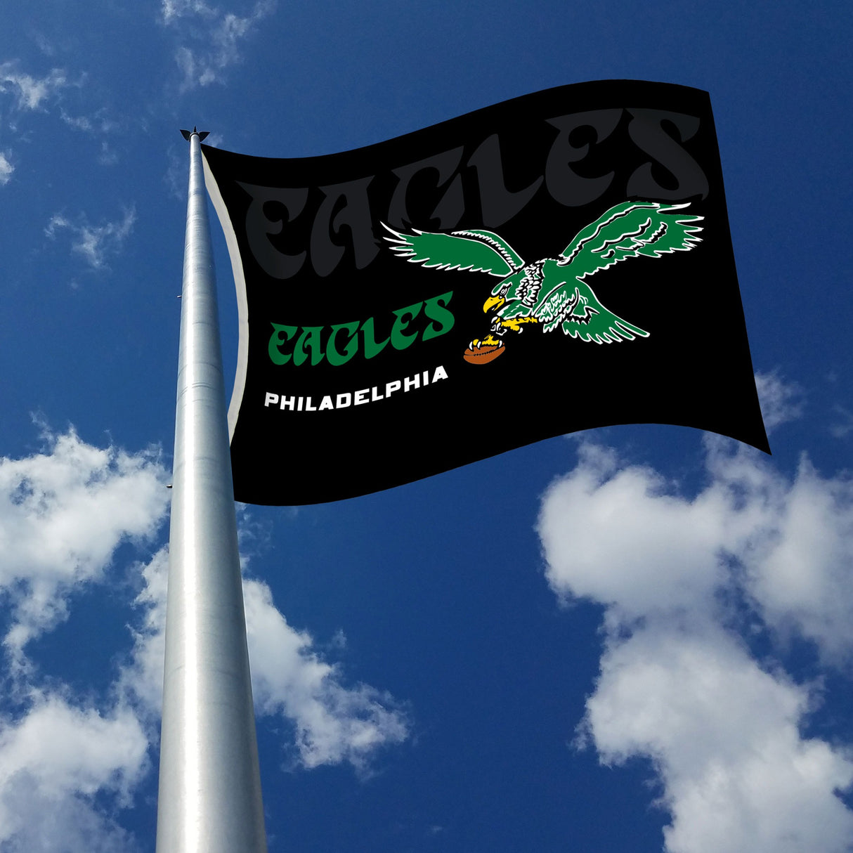 Rico Industries NFL Philadelphia Eagles Retro 3' x 5' Banner Flag-2