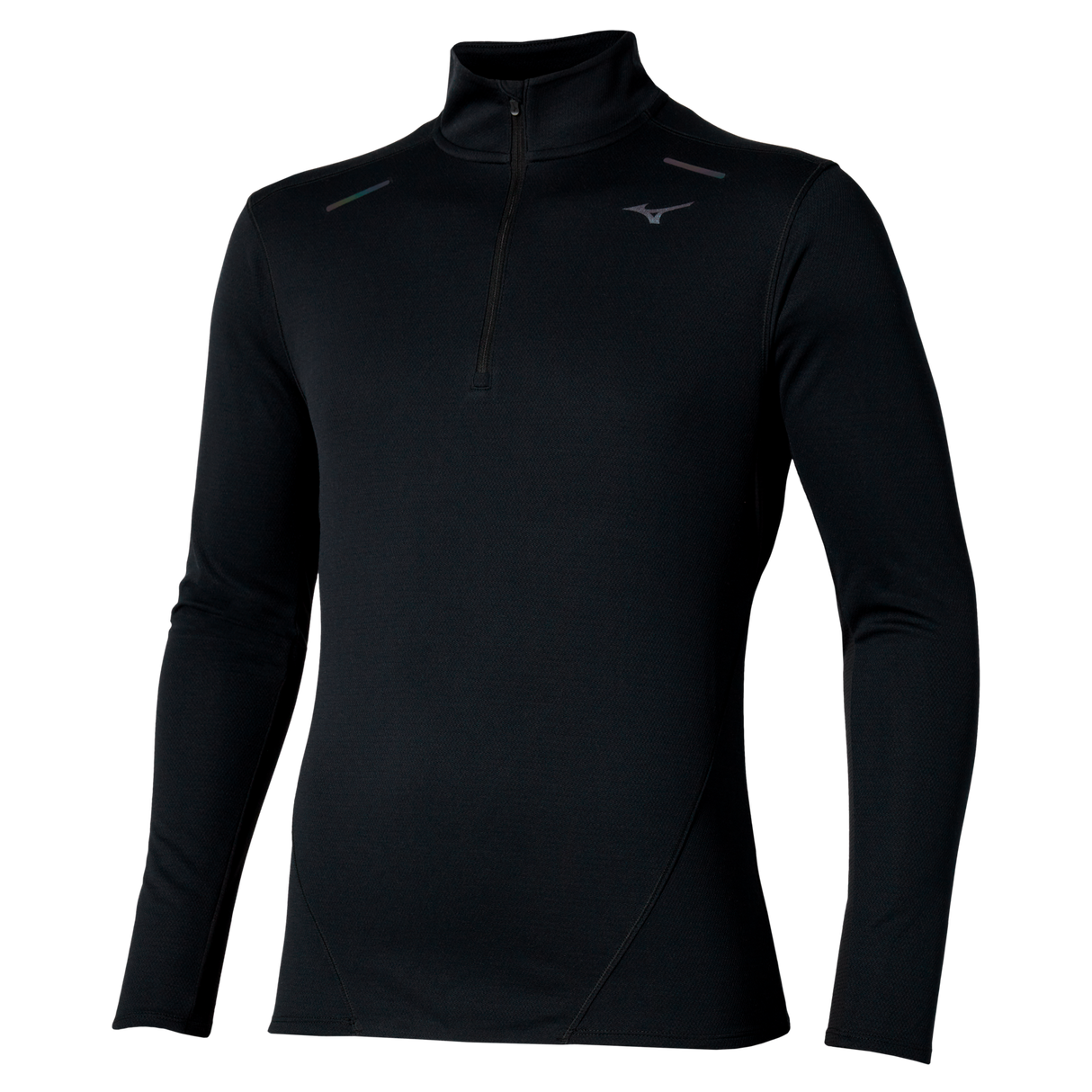 Mizuno Men's Tech Thermal Charge Batting Half Zip Long Sleeve Top-1