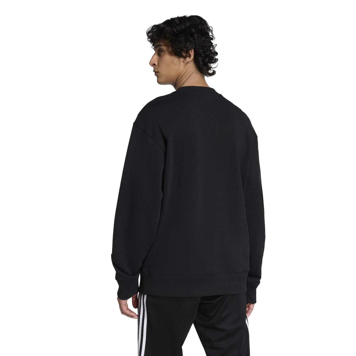adidas Men's Juventus LFSTLR Crew Mens Apparel Sweatshirts & Fleece