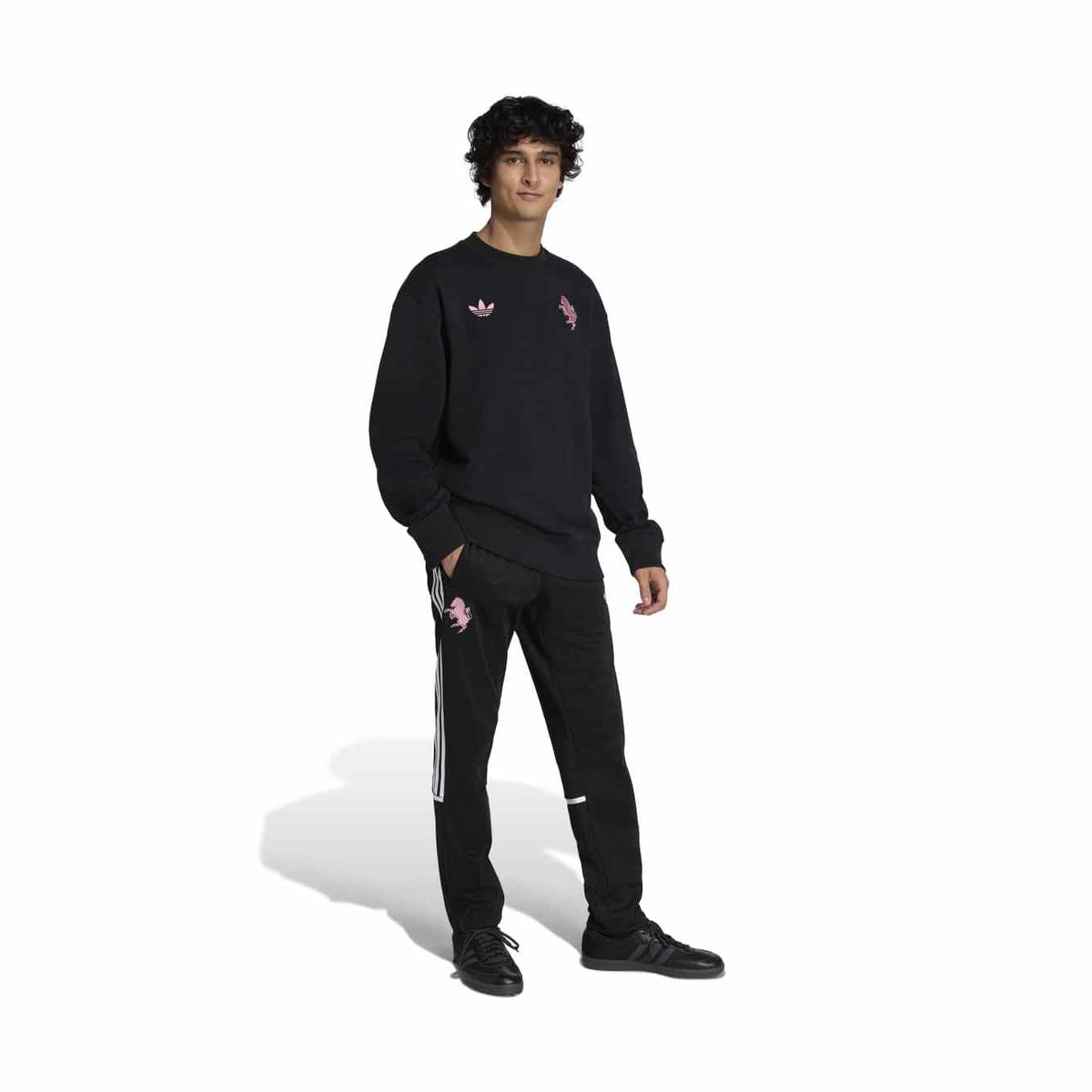 adidas Men's Juventus LFSTLR Crew Mens Apparel Sweatshirts & Fleece