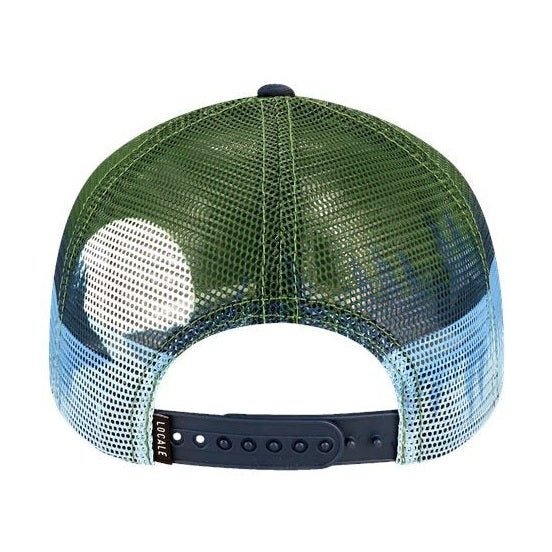 LOCALE Plain Front Five-Panel Trucker Cap-2