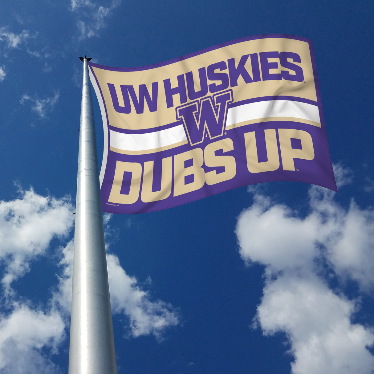 Rico Industries NCAA Washington Huskies Bold 3' x 5' Banner Flag-2